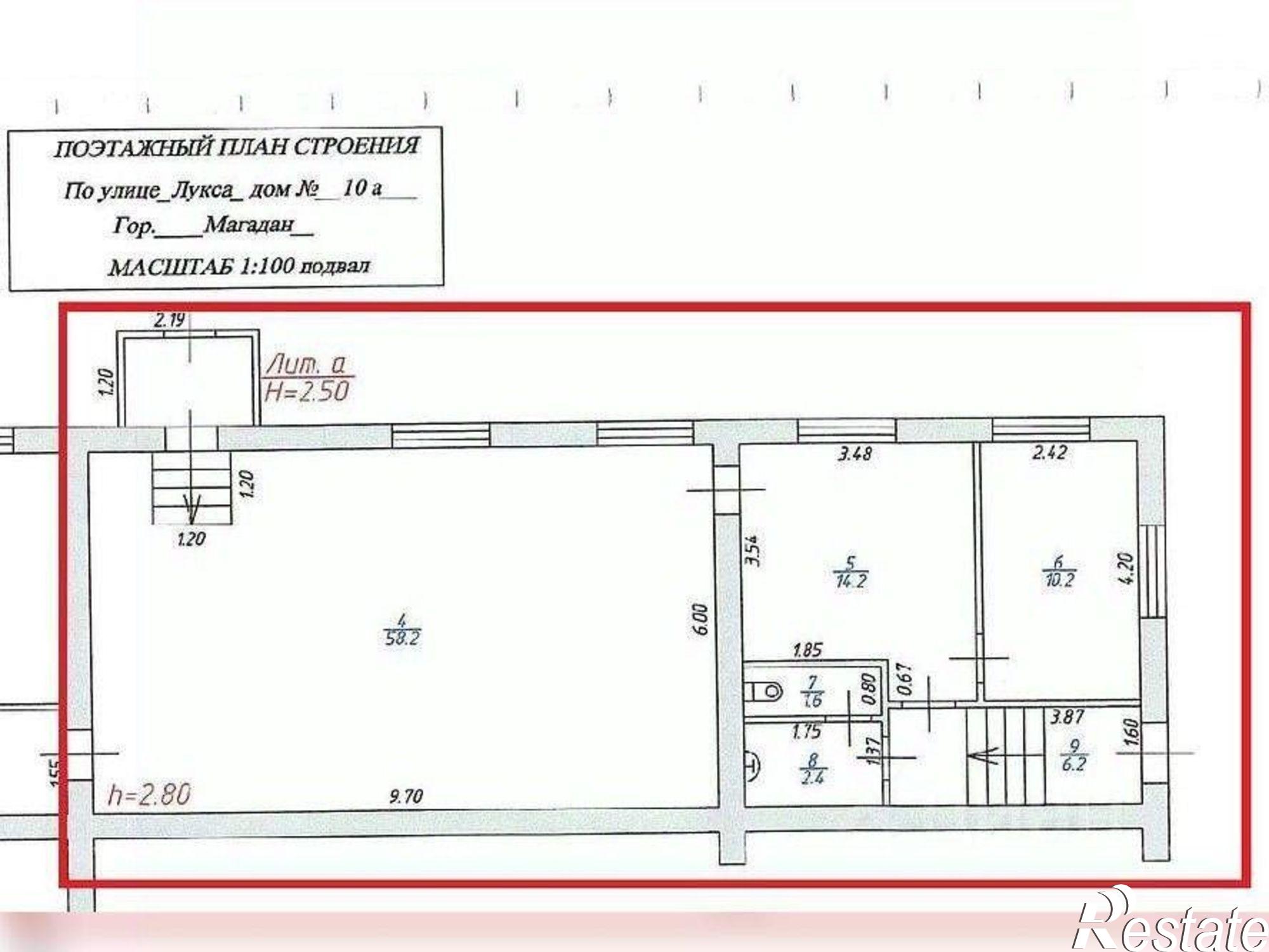 Купить торговое помещение за 7 931 040 рублей на пер Лукса, 10А