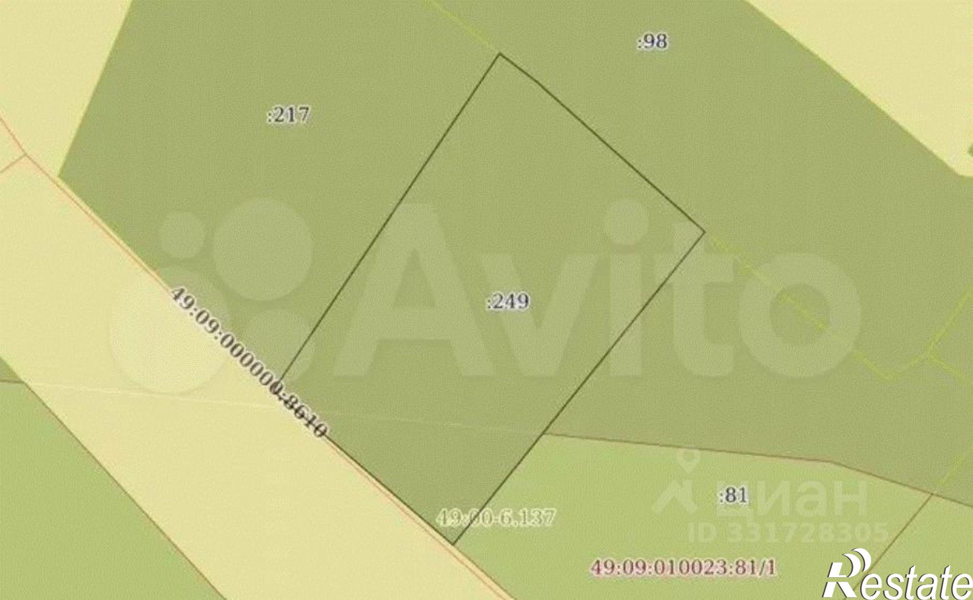 Купить землю, земельный участок за 350 000 рублей на ул Гагарина, 14