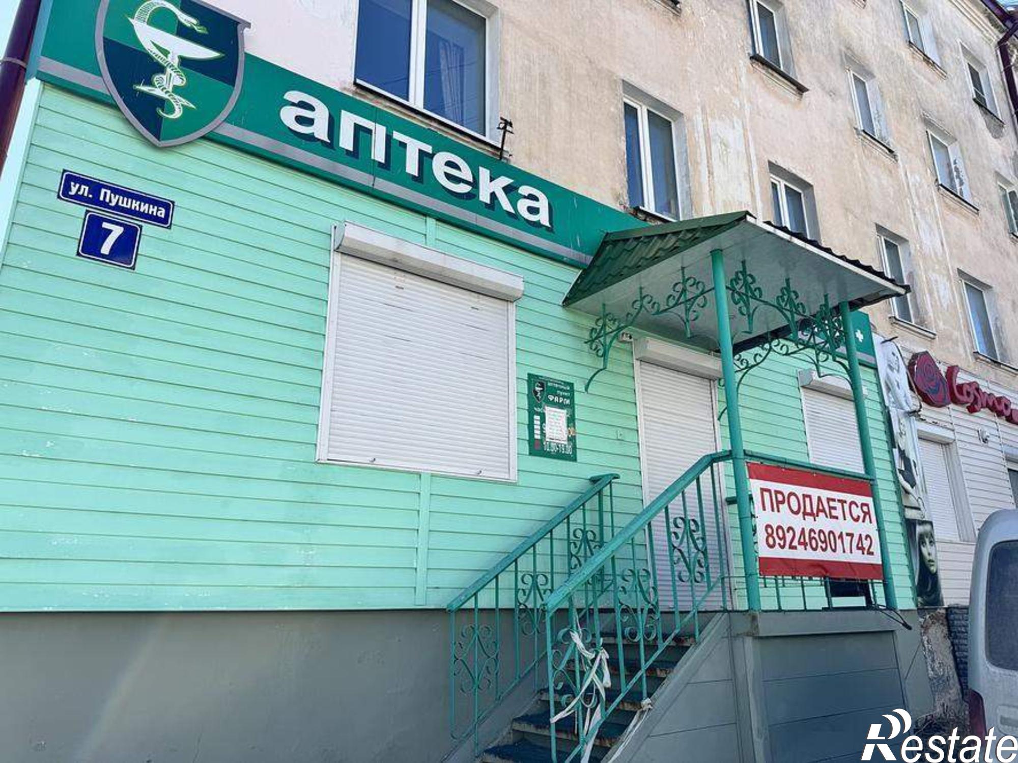 Купить торговое помещение за 7 000 000 рублей на Пушкина ул., д.7